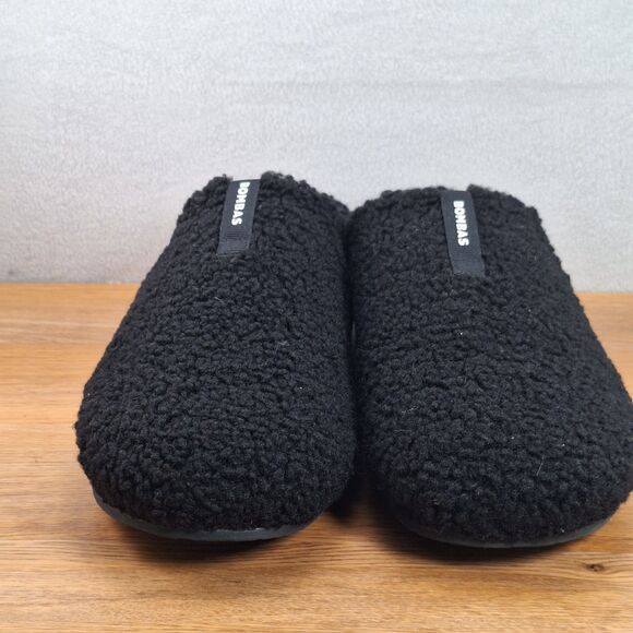 Bombas Sunday Slipper Men\'s 12 Black Sherpa Lined Memory Foam Slip-On Cozy main image 8